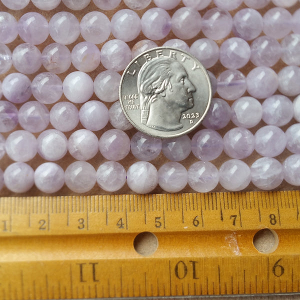 Amethyst Pastel Lilac Beads - 8mm